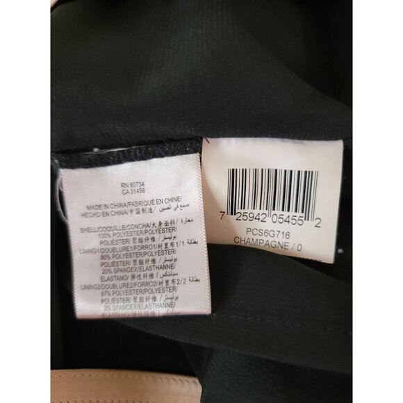 BCBG MAXAZRIA Brenda Bodycon Dress Mesh Size 0 - Picture 4 of 5